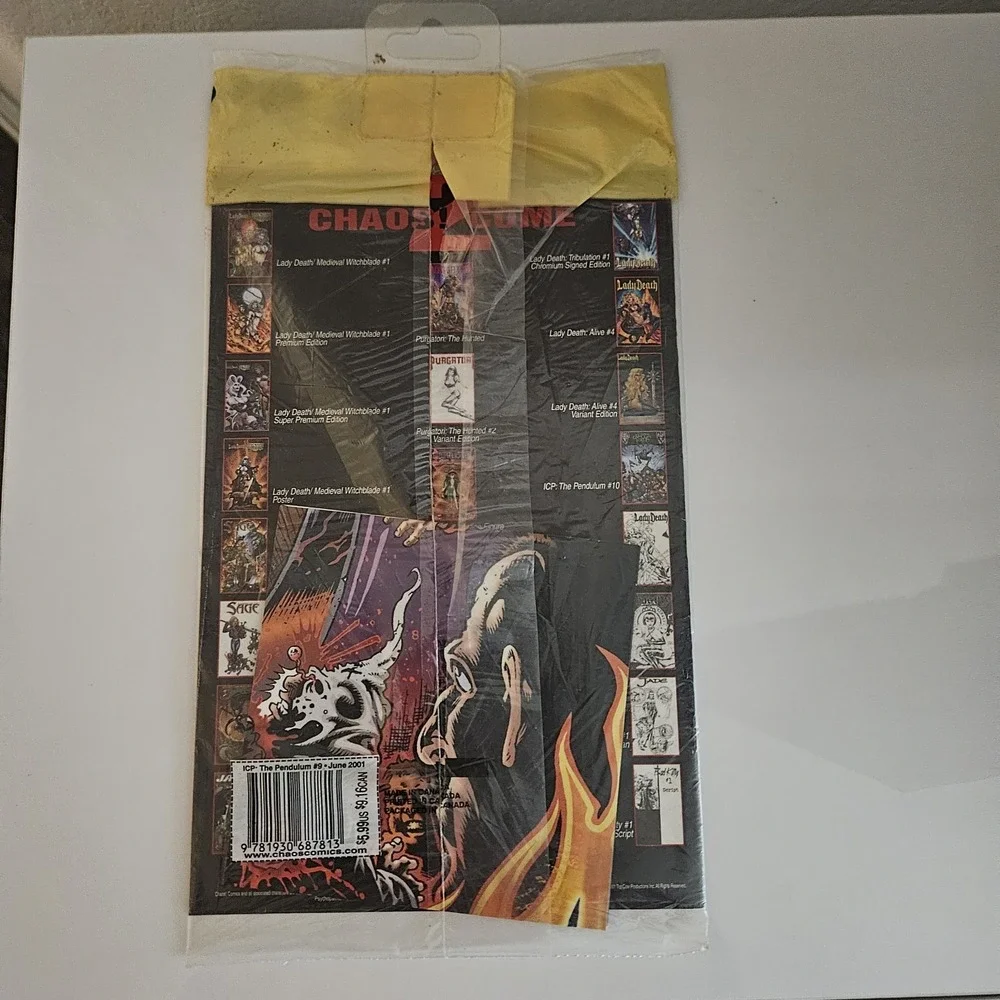 Insane Clown Posse - Pendulum June 2001 #9 Chaos Comic! Cd Included ICP Juggalo